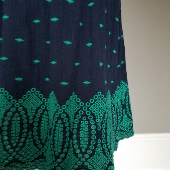 J Crew Embroidered Gauze Eyelet Mini Skirt XXS - Picture 7 of 7